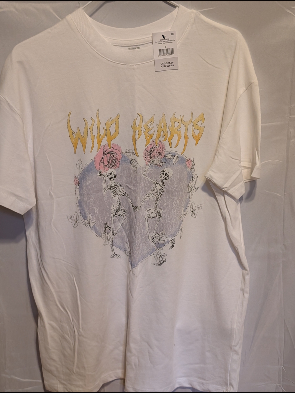 Cotton On White Relaxed Boyfriend Tee